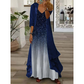 50% RABATT!✨Elegantes Maxikleid mit transparentem Überwurf🍃Leichter Stoff und anmutige Maxilänge für Eleganz im Alltag