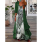 50% RABATT!✨Elegantes Maxikleid mit transparentem Überwurf🍃Leichter Stoff und anmutige Maxilänge für Eleganz im Alltag