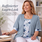 🌺Sommerliches Fake-2-Teiler-Oberteil mit Blumenprint für Damen