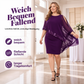 Damen Kleid mit unregelmäßigem Pailletten-Patchwork und Cold-Shoulder-Design