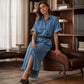 Zeitlich begrenztes Angebot: 50 % Rabatt！👗Weites Hemdblusenkleid aus Denim für Damen