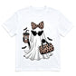 Damen Lässiges Bedrucktes Kurzarm T-Shirt