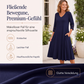 ⌛Zeitlich begrenztes Angebot-Legeres V-Ausschnitt-Midikleid für Damen