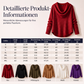 ✨50% RABATT– Pailletten-Pullover mit elegantem Kragen – weich und wärmend 🧣