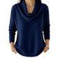 ✨50% RABATT– Pailletten-Pullover mit elegantem Kragen – weich und wärmend 🧣