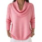 ✨50% RABATT– Pailletten-Pullover mit elegantem Kragen – weich und wärmend 🧣