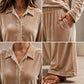 🙌 60% Wiederkaufquote – Qualität überzeugt! Zweiteiliges Lounge-Set aus Samt für Damen im Freizeitstil