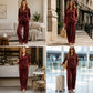 🙌 60% Wiederkaufquote – Qualität überzeugt! Zweiteiliges Lounge-Set aus Samt für Damen im Freizeitstil