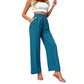 ✨Damen lässige hoch taillierte Weitbein-Hose