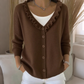 50% RABATT!🏆👚 Strickcardigan mit Rüschenkragen – Eleganter Fall und ganztägiger Tragekomfort für jeden Look