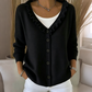50% RABATT!🏆👚 Strickcardigan mit Rüschenkragen – Eleganter Fall und ganztägiger Tragekomfort für jeden Look