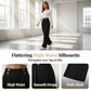 Ein absolutes Must-Have🔥👖 – Maßgeschneiderte Hose mit hoher Taille und 4 Metallknöpfen – Formbetonte Taille und knitterfreier Tragekomfort für die Arbeit oder das Wochenende