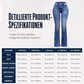 ⏰Letzter Tag des Schlussverkaufs – 50 % Rabatt💃Damen-Jeans mit hoher Taille, im Used-Look und ausgestelltem Bein