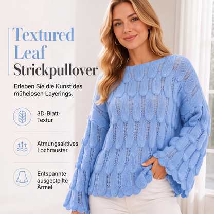 ⏰Letzter Tag des Schlussverkaufs – 50 % Rabatt💃Locker sitzender Damenpullover mit Aussparungen