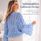 ⏰Letzter Tag des Schlussverkaufs – 50 % Rabatt💃Locker sitzender Damenpullover mit Aussparungen