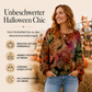🎃✨ Bestseller –Damen-Halloween-Strickpullover im lockeren Schnitt mit Fledermausärmel