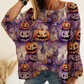 🎃✨ Bestseller –Damen-Halloween-Strickpullover im lockeren Schnitt mit Fledermausärmel