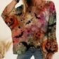 🎃✨ Bestseller –Damen-Halloween-Strickpullover im lockeren Schnitt mit Fledermausärmel