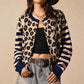 🔥Beliebtes Produkt ！✨Leoparden-Strickjacke für Damen