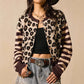 🔥Beliebtes Produkt ！✨Leoparden-Strickjacke für Damen