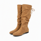 ⌛ Nur solange Vorrat reicht – danach regulärer Preis! Damen Schnürstiefel, schlupfende Wade-Mittelstiefel