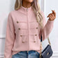 📢📢50%Rabatt!!!🎉✨Lässige Damen-Strickjacke mit doppeltem Reißverschluss