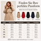 Warme Damen-Winterjacke in mittellanger Länge