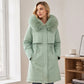 Warme Damen-Winterjacke in mittellanger Länge