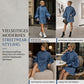 💎⭐ Top-bewertet – Oversized Denim-Mini-Kleid – bequem und stylisch