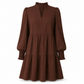 📢🎉50%Rabatt!!!🛍️✨Damen V-Ausschnitt gestuftes Rüschen Minikleid
