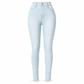 50 % RABATT | Damen-Hochbund-Schlanke Bleistifthose
