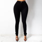 50 % RABATT | Damen-Hochbund-Schlanke Bleistifthose