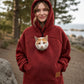 🔔 Letzte 100 Stück – solange der Vorrat reicht! Unisex-Haustierträger-Kapuzenpullover aus Plüsch