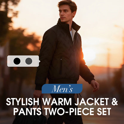 🔥 50% RABATT 🧥 Stylisches, warmes 2-teiliges Herren-Set – Jacke & Hose