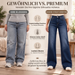 🔥Beliebtes Produkt ！✨Damen thermische Wide-Leg-Jeans mit hohem Bund