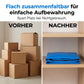 📢📢50 % RABATT!! ⏰Faltbare Aufbewahrungs- und Umzugstasche