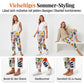 🌺Lässige, kurze Damenhose mit Blumenmuster