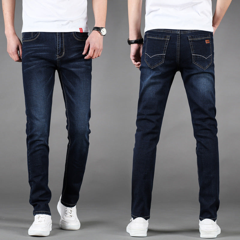 【kostenloser Versand】Stretch Straight-leg Jeans-2