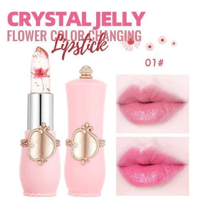 Crystal Jelly Flower Farbwechselnder Lippenstift – MEHR KAUFEN, MEHR SPAREN✨